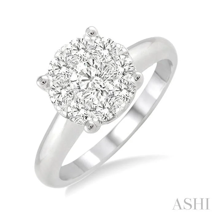 ROUND SHAPE LOVEBRIGHT ESSENTIAL DIAMOND RING