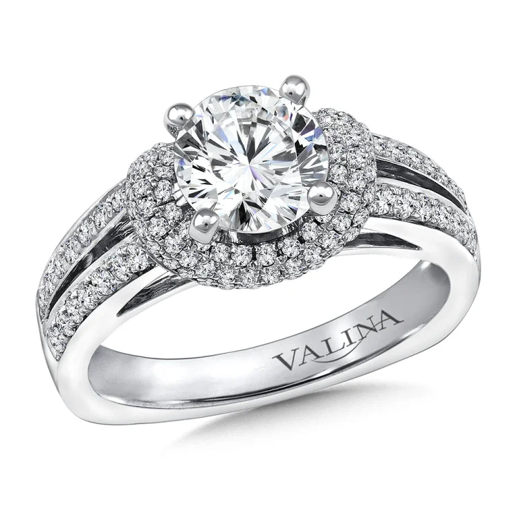 Split Shank Style Engagement Ring